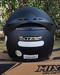 Capacete Mixs Gladiator Preto Fosco: Estilo Robocop e Segurança para Sua Moto! - imagem 5