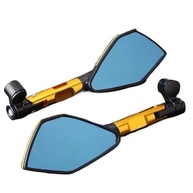 Espelho Retrovisor Esportivo Universal Azul para Moto - Estilo e Segurança - imagem 3