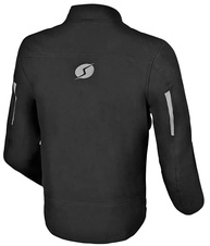 JAQUETA MOTOQUEIRO MOTOCICLISTA SHIVER LAGUNA NEOPRENE PTO/CZA TAM M - imagem 3
