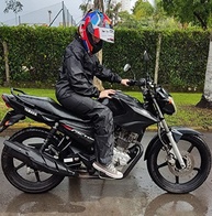 Capa de Chuva Motoqueiro GP Tech Supreme: Impermeável, Leve e Resistente em Nylon - imagem 5