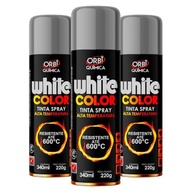 Kit 3 Tintas Spray Alta Temperatura Prata - Pinte Rodas, Escapamentos e Motores até 600°C - imagem 2