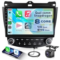 Central Multimídia Snapdragon 4G+64G 8 Núcleos para Honda Accord 2003-2007 | Carplay, Android Auto, GPS, Tela Touch - imagem 2