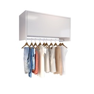 Armário Aéreo Multiuso Delta com Cabideiro – Organize com Estilo e Praticidade - imagem 1