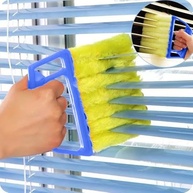 Escova de Limpeza Multiuso para Persianas e Ar Condicionado - Azul Removível - imagem 4