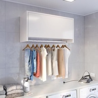 Armário Aéreo Multiuso Delta com Cabideiro – Organize com Estilo e Praticidade - imagem 3