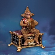 Estatueta Musical Macaco do Fantasma da Ópera - The San Francisco Music Box Company - imagem 3