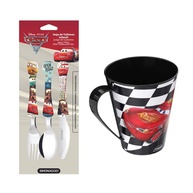 Kit Talher Infantil com Caneca Carros 360ml - Estimule a Diversão nas Refeições! - imagem 1