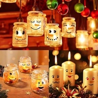 42 Adesivos de Rosto de Boneco de Neve para Decoração de Natal - PVC Resistente, Impermeável e Versátil - imagem 5