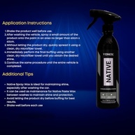 Vonixx Native Spray Wax 500ml: Brilho Intenso e Proteção Duradoura com Carnaúba Pura - imagem 5