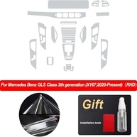 Película Protetora TPU Transparente para Painel de Navegação Mercedes Benz GLS Class X167 GLS63 AMG (2020-2025) - imagem 4