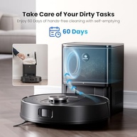Proscenic Q8 Max - Aspirador Robô com Esvaziamento Automático, 6000Pa, Navegação LiDAR, Controle por APP/Alexa - imagem 3