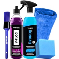 Kit Essencial Vonixx: Hydrox Fast Coating Cerâmico + V-Floc Shampoo Neutro - Brilho e Proteção Duradoura - imagem 2
