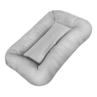Combo Ninho Casulinho e Amamentar Babado Com Laço Cinza - Conforto e Estilo para Mães e Bebês - imagem 3