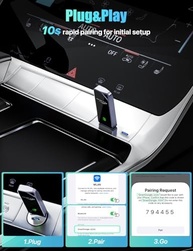 ZIUMIER Adaptador CarPlay Sem Fio: Liberte seu iPhone no Carro! - imagem 5