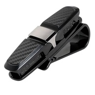 Clip Porta Óculos para Carro: Segurança e Organização no Quebra-Sol (Preto) - imagem 2
