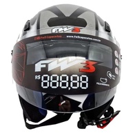 Capacete FW3 Aberto com Óculos Solar Interno - Segurança e Estilo para Você! - imagem 4