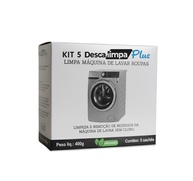 DESCALIMPAPLUS - Limpa Máquina de Lavar Natural | Elimina Odores, Resíduos e Calcário | Kit com 5 Sachês de 80g - imagem 1