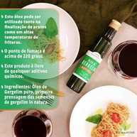 Óleo de Gergelim Natura Extra Virgem 250ml Prensa à Frio para Saladas Massas Comidas em Geral com Antioxidantes Naturais Sésamo Real - imagem 4