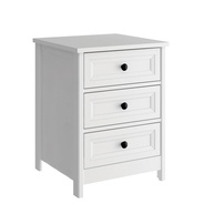 Mesa de Cabeceira Ditália 3 Gavetas DM-111 – Design Moderno e Organização Inteligente para Seu Quarto - imagem 1