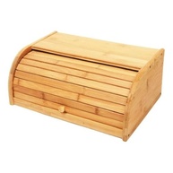 Porta Pães com Tampa Retrátil em Bambu – Design Premium para Cozinha Organizada - imagem 2