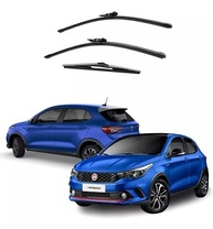 Kit Palheta Limpador Parabrisa Fiat Argo (2018-2022) - Dianteira + Traseira Original - imagem 2