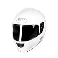 Capacete Fly F-9 Classic Branco Brilhante: Segurança e Estilo para Todos os Motociclistas - imagem 3
