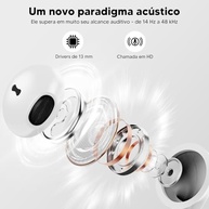 Fones de Ouvido Bluetooth Sem Fio: Liberdade Sonora com Estojo Carregador LED - imagem 5