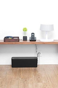 Bluelounge CableBox Preto (Pacote com 2): Organize seus Cabos com Estilo! - imagem 4