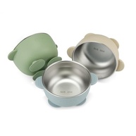 PandaEar Tigelas de Sucção Aço Inox 3 Unidades - Antiderrapantes e Sem Bagunça para Bebês - imagem 2