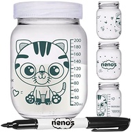 Conjunto com 10 Potes Kawaii para Armazenar Leite Materno e Papinhas com Graduação - imagem 5