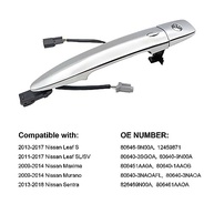 Maçanetas Externas Cromadas para Nissan Sentra, Maxima, Murano e Leaf (2009-2018) - Kit 2 Unidades - imagem 4