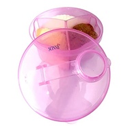 Sonne Porta Leite em Pó com 3 Divisórias - Rosa Hipo | Prático, Seguro e Ideal para Viagens - imagem 3