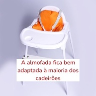 Almofada Redutora para Cadeirão de Bebê - Conforto e Segurança na Alimentação (Chumbo) - imagem 5