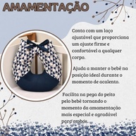 Almofada de Amamentação Triangular Marinho - Conforto Ergonômico para Mãe e Bebê - imagem 4