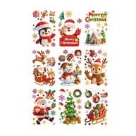 Adesivos de Natal para Janela - 9 Peças PVC Dupla Face Reutilizáveis - imagem 4