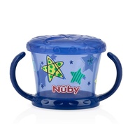 Nuby Porta Lanchinho Decorado Azul - Prático e Divertido para Crianças - imagem 1