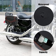 Alforje Universal para Moto em Couro Sintético - Grande Capacidade e Ajustável - imagem 5