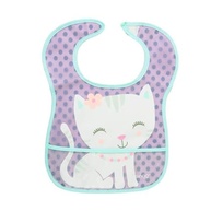Babador Impermeável com Bolso para Bebê - Kit 2 Unidades Estampadas Gato e Elefante | Clingo - imagem 3