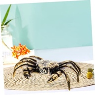 Estatueta Vintage de Caranguejo em Latão - Decoração Temática Retro para Mesa, Escritório e Jardim - imagem 2