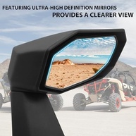 Espelhos Retrovisores SAUTVS Dobráveis para Can-Am Maverick X3/MAX 2017-2025 - Visão Premium e Durabilidade - imagem 3