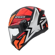 Capacete Peels Spike 2 1ST Preto Brilhante Vermelho: Segurança e Estilo para Você! - imagem 4