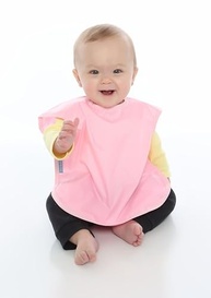 Babador Regata BLW Impermeável Rosa Claro - Proteção e Estilo para Bebês - imagem 4