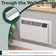 Acabamento AC Flehomo para Ar Condicionado de Parede – Selagem 90° à Prova de Vento - imagem 4