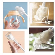 Kit 2 Escovas Multiuso de Silicone 360° com Cabo Longo - Ideal para Lavar Copos, Garrafas e Mamadeiras - imagem 4