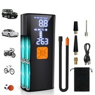 Compressor de ar portátil para inflador de pneu, bomba de ar elétrica sem fio 150PSI para carro, motocicleta, pneus de bicicleta, basquete e bolas esportivas, com luz LED, medidor de pressão digital - imagem 1