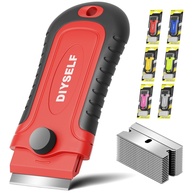 Razor Scraper DIYSELF com 15 Lâminas Extras - Limpeza Profissional para Janelas, Fogões e Superfícies - imagem 1
