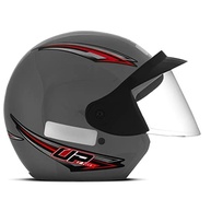 Capacete Aberto Mixs UP Prata: Segurança e Estilo para Sua Jornada - imagem 3