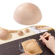 Prensa Semicircular de Cerâmica 15cm - Para Abajures, Vasos e Peças Decorativas | Ferramenta Profissional em Madeira Resistente - imagem 4