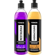 Kit Essencial Estética Automotiva: Hidracouro e Restaurax Vonixx para Couro e Plásticos - imagem 2