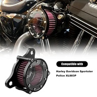Filtro de Ar CNC Preto Sporacingrts para Harley Davidson Sportster XL883P - Mais Potência e Fluxo de Ar - imagem 4